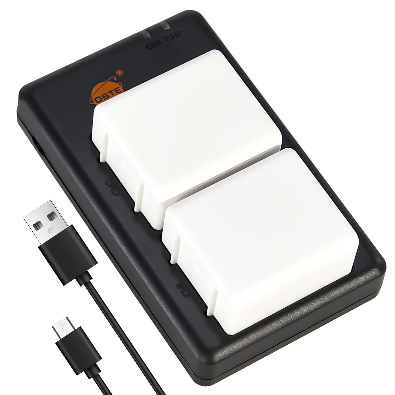 DSTE 2PCS Arlo A4a (5250mAh/3.85V) Battery Charger Compatible for Arlo Pro3 (VMC4040P), Arlo Ultra (VMC5040)