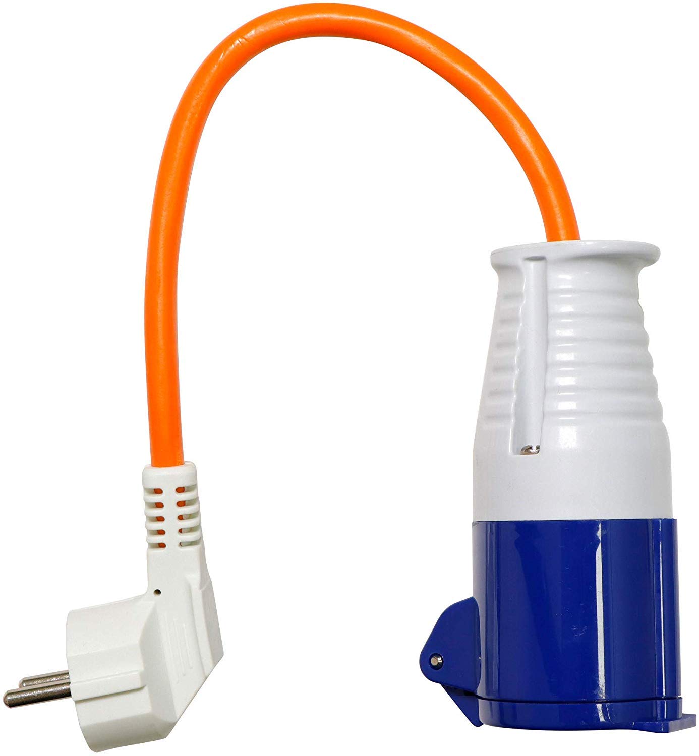 Streetwize SWTT44 Euro Hook Up Adapter – 200/250V Adapter Lead w/ Header, Converter Lead for Motorhomes, Caravan, Trailers