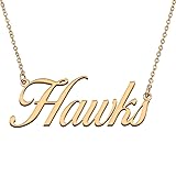 HUAN XUN Customized Custom Simple Any Name Necklace