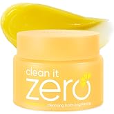 BANILA CO Clean it Zero Brightening Cleansing Balm - Vitamin C (3.38 fl oz) | Korean Makeup Remover for Radiant Complexion | Vegan | Cleansing Oil, Facial Cleanser Made with Vitamin C &amp; Citrus Extract