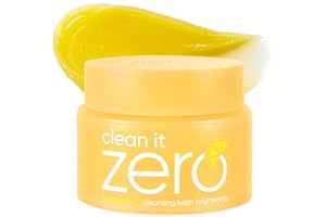 BANILA CO Clean it Zero Brightening Cleansing Balm | Korean Makeup Remover for Radiant Complexion | Vegan | Cleansing Oil, Facial Cleanser Made with Vitamin C & Citrus Extract (100ml / 3.38 fl.oz)