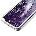 Samsung Galaxy S7 Edge case,Crosstree Liquid, Appmax Cool Quicksand Moving Stars Bling Glitter Floating Dynamic Flowing Case Liquid Cover for galaxy s7 edge. (Star Purple)