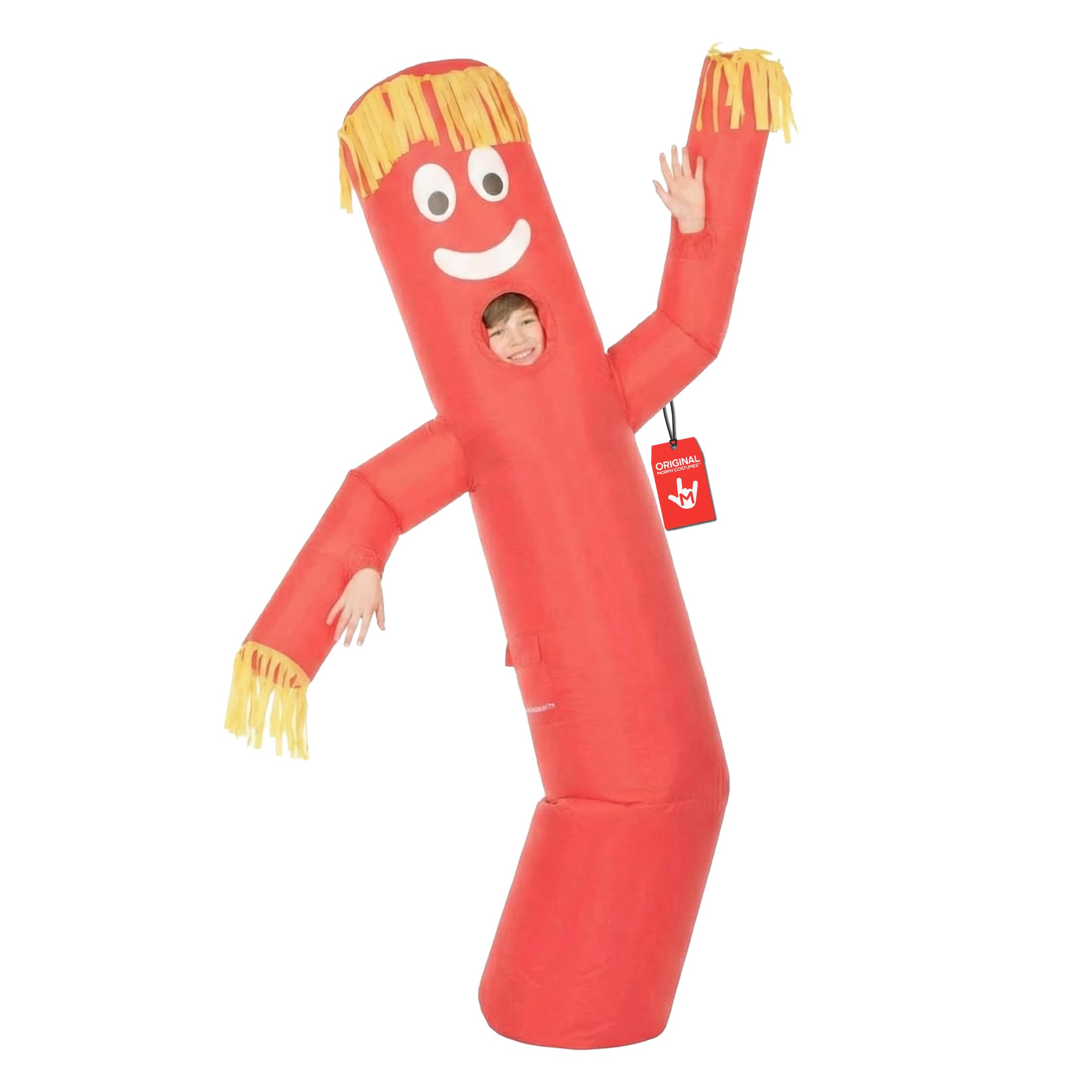 Morph Giant Inflatable Red Wacky Waving Costume for Adults One Size