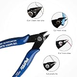 nuosen Wire Cutter - Precision Diagonal Pliers for Soft Wire 0.8mm 20 AWG view 6