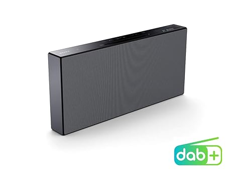 Sony CMT-X5CDB Micro-HiFi System (DAB/DAB+, 40 Watt, CD-Player, FM/AM-Tuner, Bluetooth, NFC, USB) schwarz