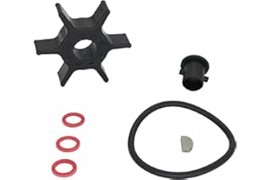 SANKWIN 63V-44352 Marine Water Pump Impeller Service Kit Compatible with Yamaha 2 and 4 Stroke 9.9 15 HP Boat Outboard Motor Replacement 63V-44352-01 Sierra 18-3040