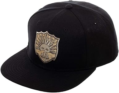 Amazon Com Black Clover Golden Dawn Crest Snapback Hat Clothing