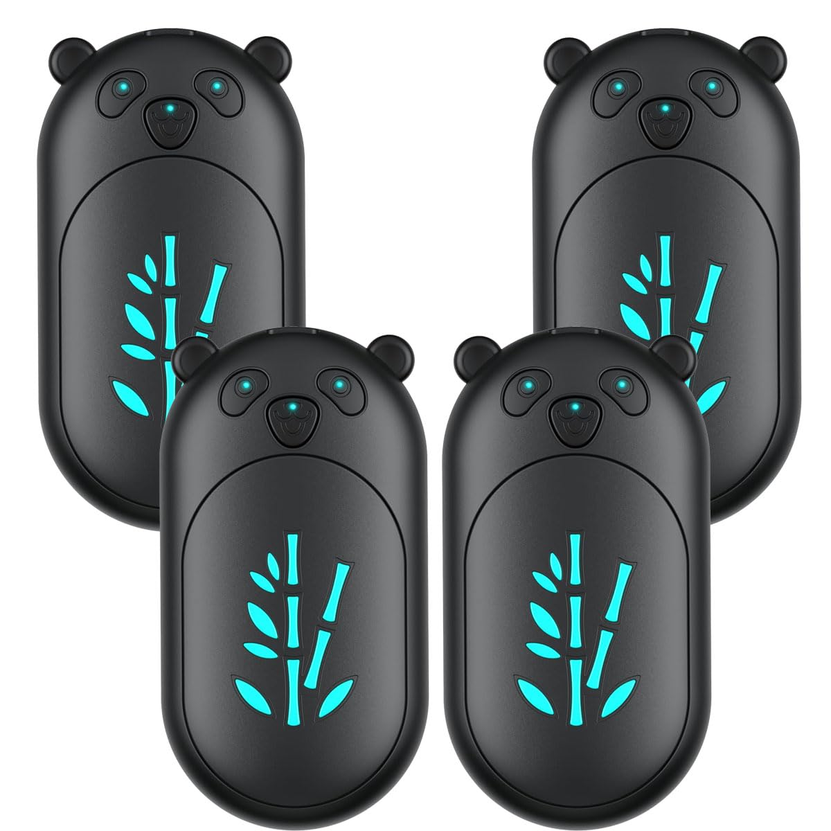 Hand Warmers Rechargeable 4 Pack, 6000mAh Electric Hand Warmer Reusable, 20Hrs Long Heating, Portable Pocket Heater Handwarmer for Women Men, Outdoor Camping, Hunting Gear Image