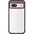 Ghostek Covert Google Pixel 8a Case Clear with Shockproof Drop Protection Premium Protective Wireless Charging Compatible Phone Cover Designed for 2024 Google Pixel 8a (6.1") (Smoke)