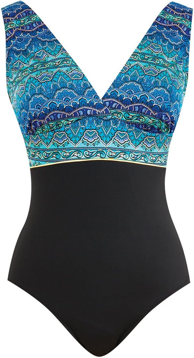 Longitude Plus Size OnePiece Swimsuit Trinidad at Amazon Women’s
