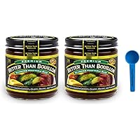 Better Than Bouillon Premium Vegetable Base Bouillon, 8 oz (2 Pack) Bundled with PrimeTime Direct Teaspoon Scoop with…