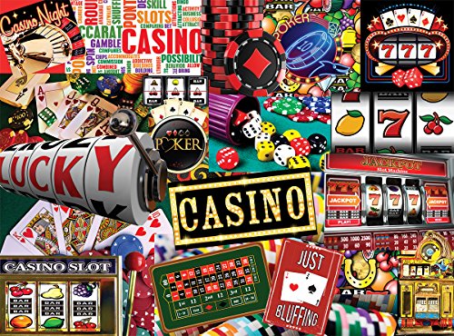 White Mountain Puzzles Casino - 550 Piece Jigsaw Puzzle