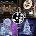 Brizled C9 Christmas Lights Cool White 16FT 25 LED 120V UL Certified Faceted Outdoor Christmas String Lights Connectable Xmas Tree Light for Tree, Holiday, House Decor
