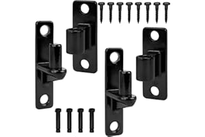 2 Pairs Heavy Duty Gate Hinges, 304 Stainless Steel Wall Mount Gate Hinge with Screws and Bolts for Wooden Fence, Shed, Barn 