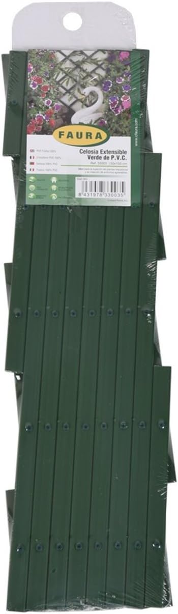 Faura 33004 rejas PVC, 100 x 200 cm: Amazon.es: Jardín