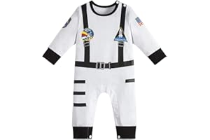 Paddy Field Baby Boys Girls Astronaut Suit Space Explorer Jumpsuit Cosplay Costume Halloween