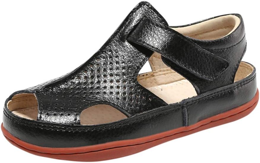 Tortor 1Bacha Kid Boys Girls Leather Closed Toe Wide Sandals (Toddler/Little Kid/Big Kid)