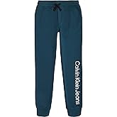 Calvin Klein Boys Pull-on Legacy Fleece Jogger Sweatpants, Drawstring Closure