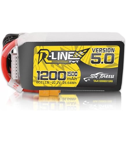 Tattu 1300mAh 4S 120C 2個セット✨️ Tattu 1300mAh 4S 120C 14.8V R-Line Version 3.0 Lipo Battery
