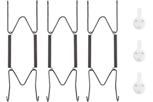 Plate Hangers for Wall for 6-8 inch, 3 Pack, Black