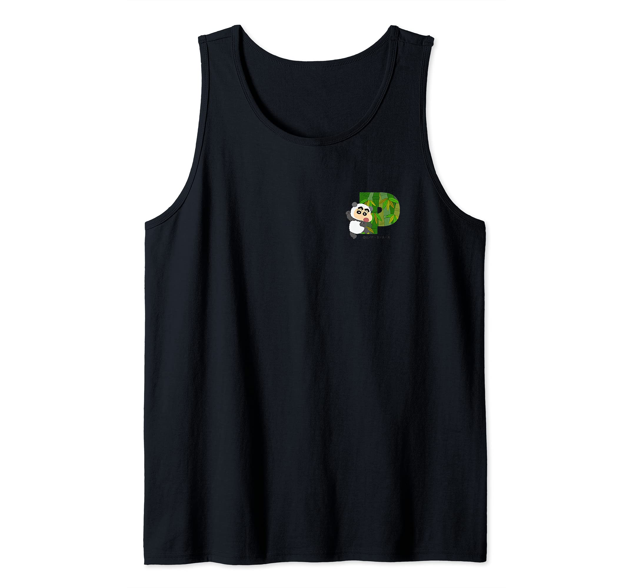 Crayon Shin-chan FUN! FUN! STUDY A to Z ”P” one point Tank Top