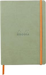 Rhodia Rhodiarama Celadon A5 Notebook 160p Ivory Clairefontaine 90 g/m2