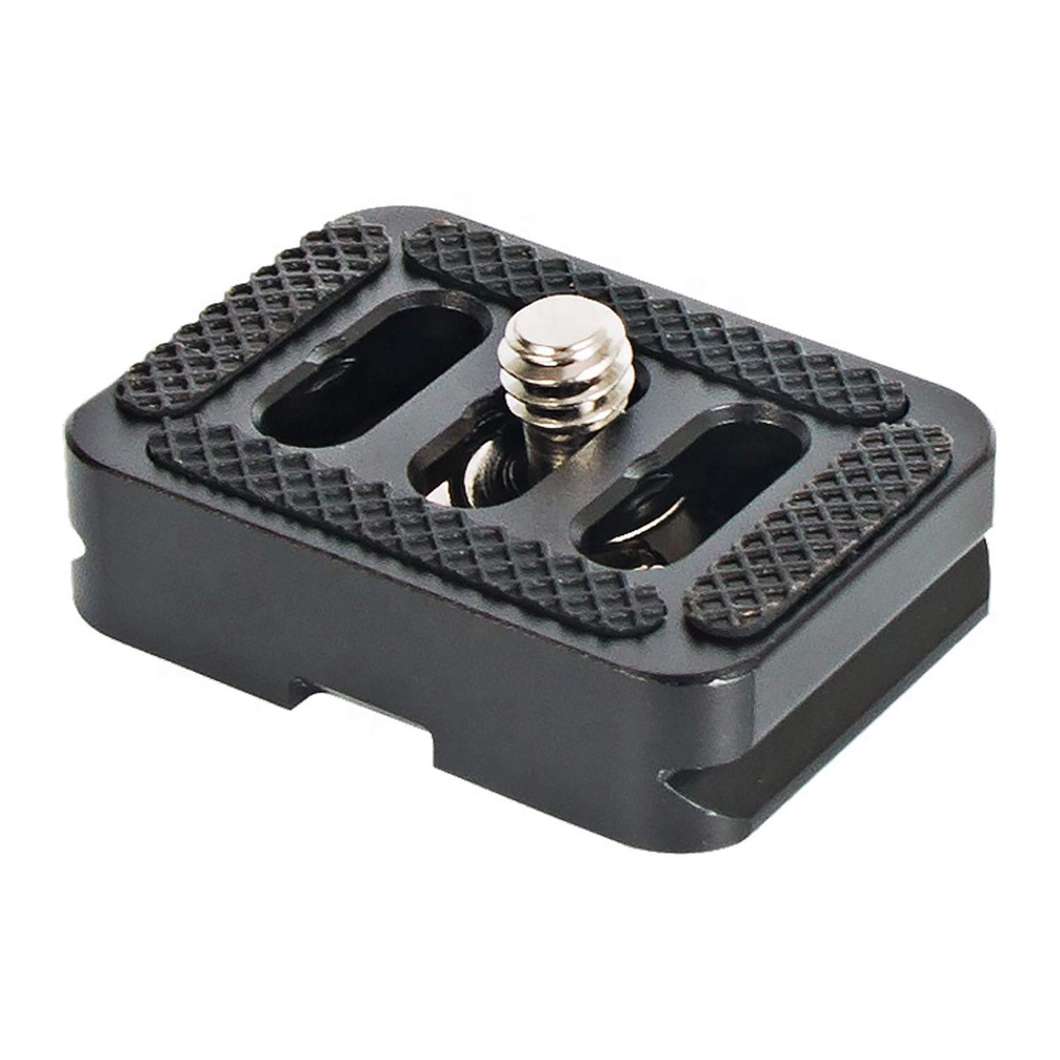 Universal Quick Release Plate for Tripod – 1/4" Camera Mount Adapter, Compatible with DSLR, Mirrorless Cameras, and Tripod Heads, Anti-Slip Rubber Pad, Secure Fit , 3.7 x 2.7 cm