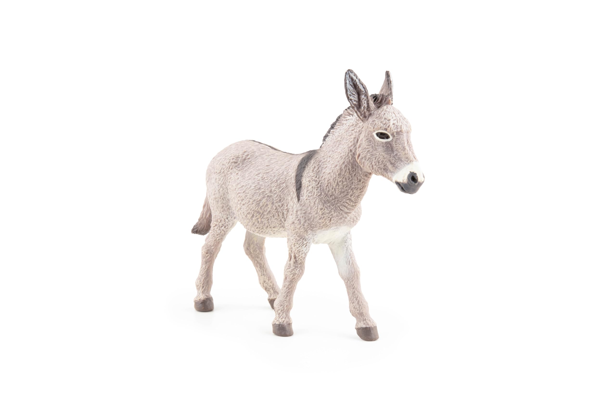 Papo - Realistic Provence Donkey Figure - Ages 3+ - Farm Life Collection - Educational Play Domestic Animals - Gift Idea Toy for Girls and Boys