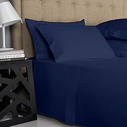 1000-Thread-Count 100% Pure Cotton Bed Sheets -4 Pc