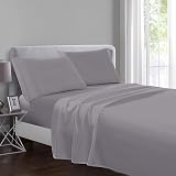 Yorkshire Bedding Flat Sheet Super King 100% Egyptian Cotton 200TC Grey