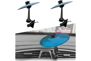 FALVFUN Car Air Vent Cymbal, Clip-on Vehicle Dashboard Mini Drum Crash Cymbal for Music Lovers, Compact Funny Musical Automotive Accessories, Universal for Trucks SUVs Sedans (Silver)