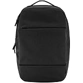 Incase Compact City Backpack 18L, Fits 16 inch, Black | Fits Laptops up to 16 inches, Faux Fur-Lined Laptop Sleeve, Quick Access Pocket, Air Mesh Straps, Water Resistant