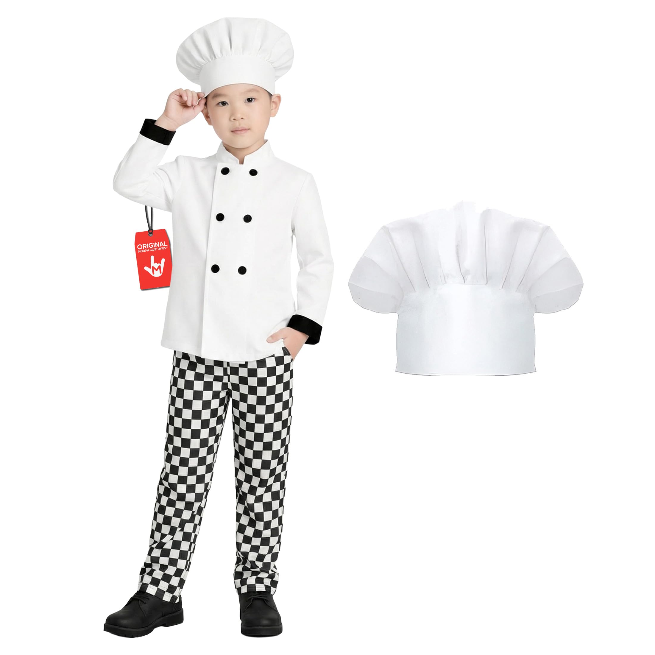 Fun Shack Chef Costume Kids, Kids Chef Outfit, Bakers Costume Boys, World Book Day Costumes for Boys, Small