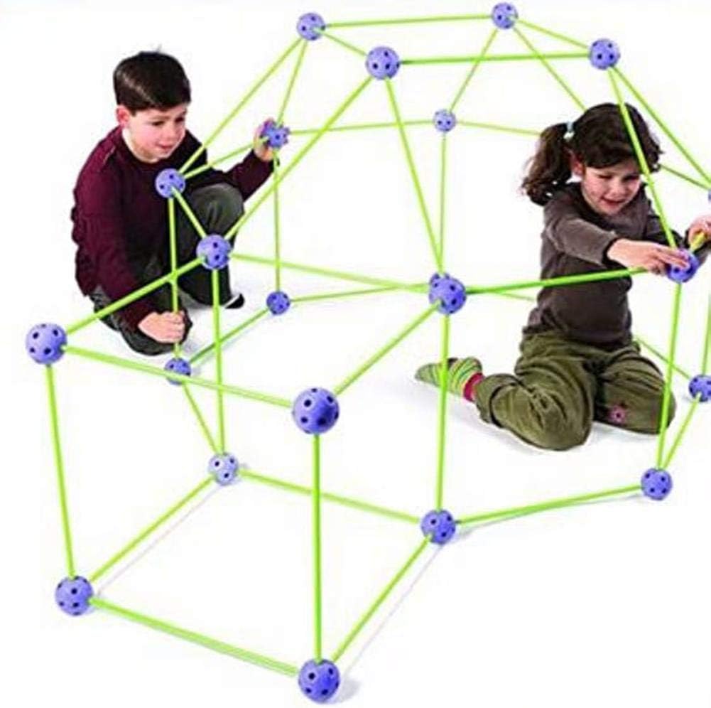 Kids Fort Building Kits,Kids Construction Fort Building Kit 36 balls