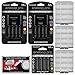 Panasonic eneloop Pro (4) AA 2550mAh Pre-Charged NiMH Rechargeable Batteries & Charger + (8) Extra AA Batteries & (1) Extra Charger + (3) Battery Cases + Kit