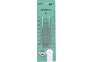 Marine Psychrometer Marine Temperature Humidity High Accuracy Wood Plastic Composite Boat Wet Dry Bulb Thermometer Hygrometer