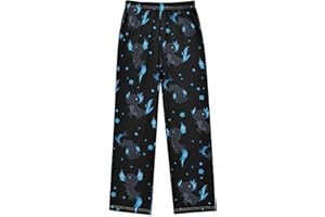 Anyangquji Pajama Pant Lounge Pajama Bottoms Elastic Waistband Sleepwear PJs Sleep Pants