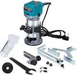 Anesty Palm Router Trimmer with 15pc 6.35mm Bit Set Woodworking Kit view 7