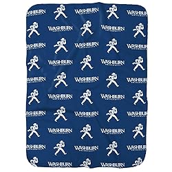 Washburn University Logo Pattern Sherpa