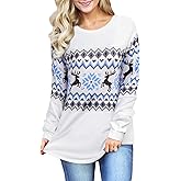 BAIKEA Womens Long Sleeve Buffalo Plaid Shirt Loose Fitting Patchwork Raglan Check Tops