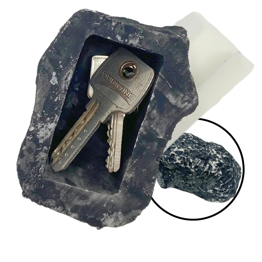 EKNA Key Hiding Place for Outdoor Use – Stone Key Hiding Place – Key Hiding Place Stone – Best Solution for Replacement Keys Around the House (1 x Stone), EA1689