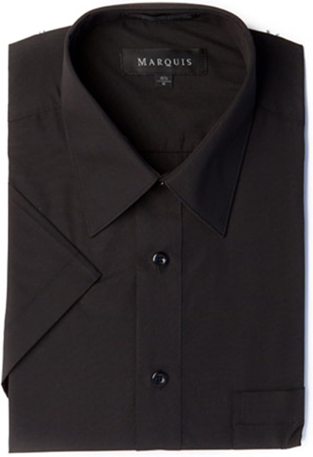 Marquis Men's Short Sleeve Regular Fit Dress Shirt S to 4XL at Amazon