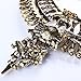 NYKKOLA Baroque Vintage Retro Style Faceted Rhinestone Festoon Chandelier Bib Necklace