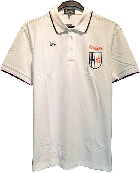 Amazon Pearly Gates パーリーゲイツ メンズ ゴルフ ポロシャツ 半袖 ゴルフウェア 半袖tシャツ シャツ 半袖ポロシャツ アウトレット ウェア Tシャツ トップス M ホワイト 並行輸入品 ゴルフ 通販