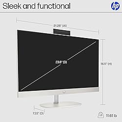 HP 23.8 inch All-in-One Desktop PC, FHD