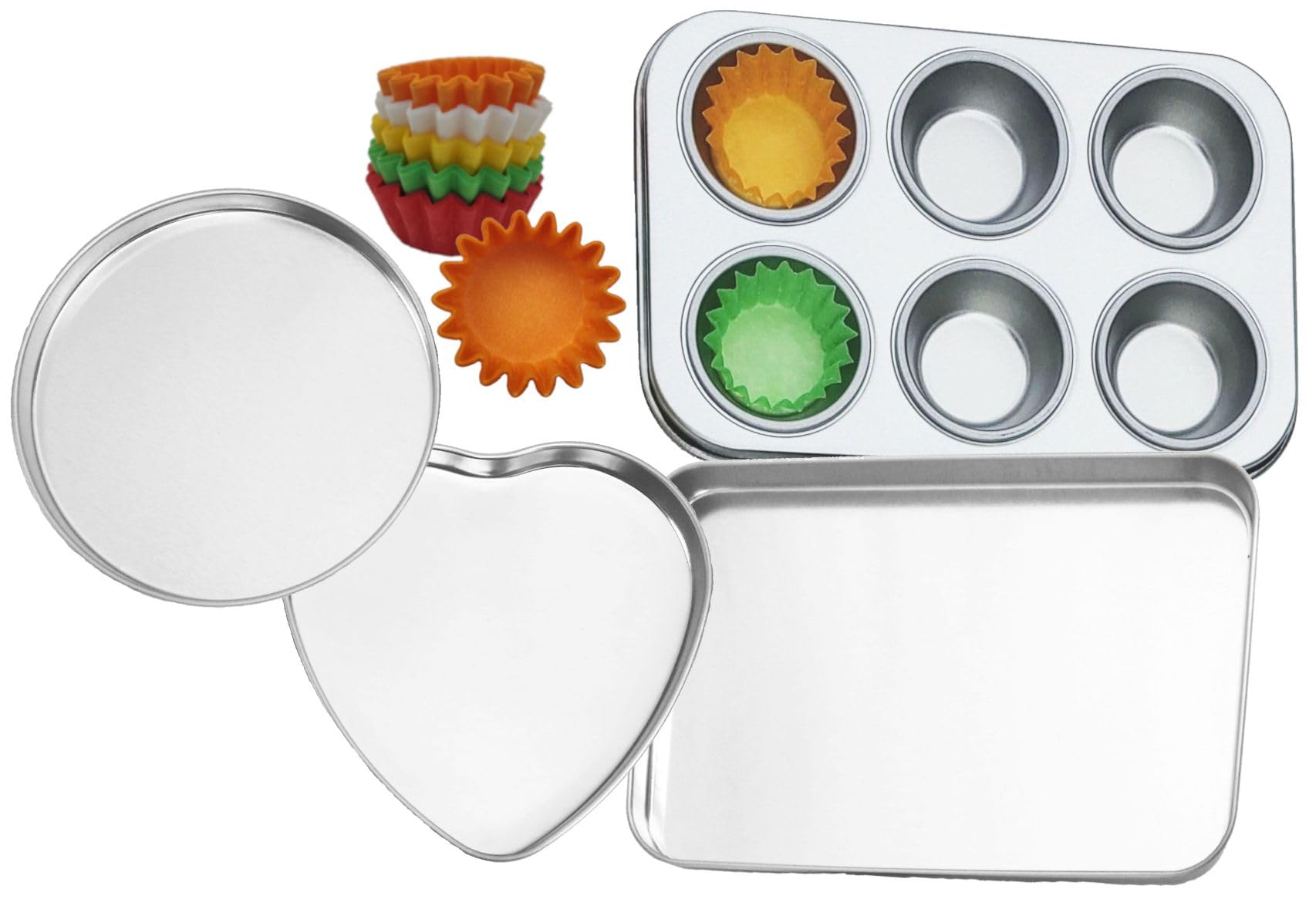 Photo 1 of Deluxe Pan Set Compatible with Easy Bake Ultimate Oven | Includes 60 Cupcake Liners THAT WILL FIT, UNLIKE OTHERS!! | Kids' Accessories for Cooking Easy Bake Oven Mixes