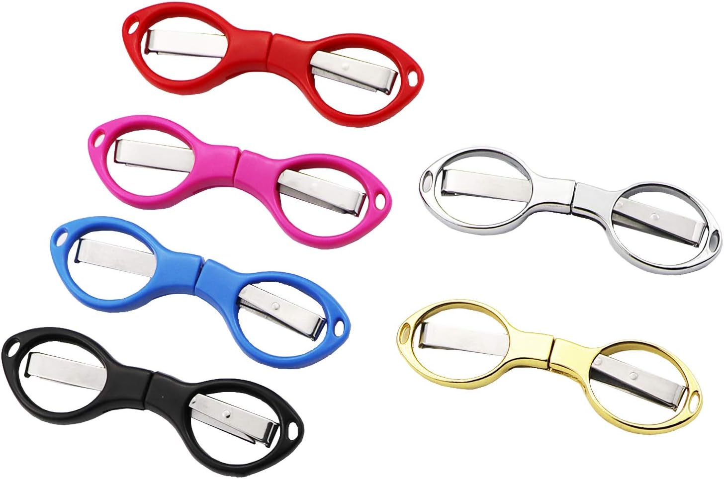 Sponsored Ad - 30 Pcs Folding Mini Travel Scissors Stainless Steel Portable Scissors Anti Rust Bulk for Craft School Office Sewing DIY (Colourful)