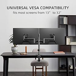 Pholiten Dual Monitor Stand for 13-32inch