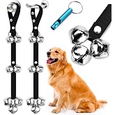 BLUETREE 2 Pack Dog Doorbells Premium Quality Training Potty Great Dog Bells Adjustable Door Bell Dog Bells for Potty Training Your Puppy The Easy Way - 7 Extra Large Loud 1.4 DoorBells