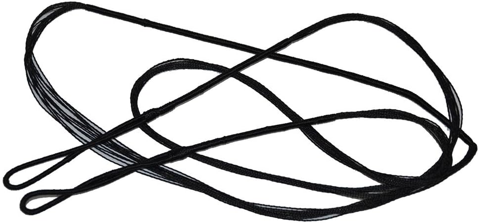 Huntingdoor44-70 Inches Bowstrings For Recurve Bow and Longbow Handmade Archery Replacement Black String (12 strands)